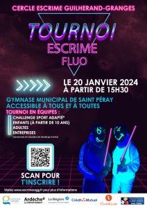 Escrime fluo @ Gymnase de SAINT PERAY