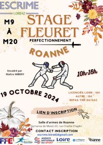 Stage fleuret @ Salle d'armes ROANNE