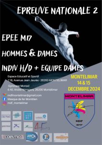 EN épée M17 @ Espace Educatif et Sportif de MONTELIMAR